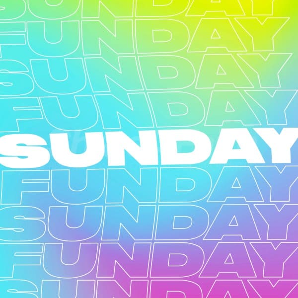 Sunday Funday Social Media Graphic