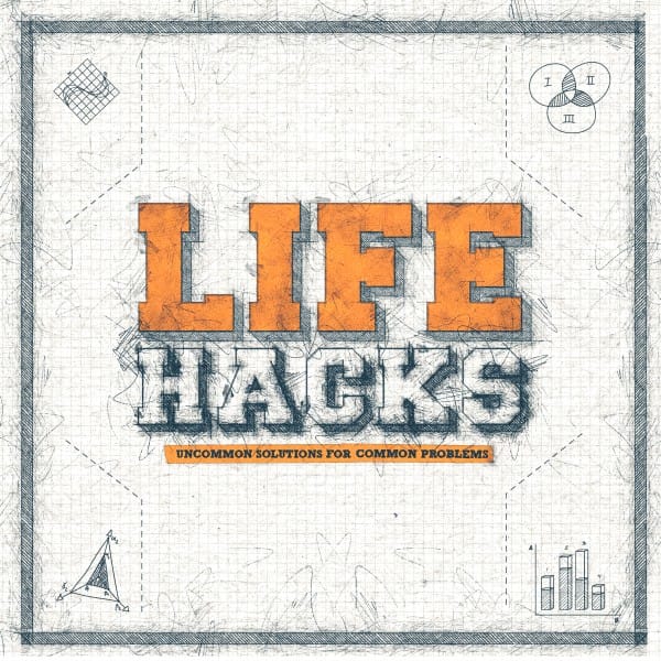 Life Hacks Social Media Graphic