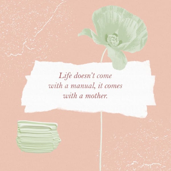 No Manual Mother's Day Social Media Graphic