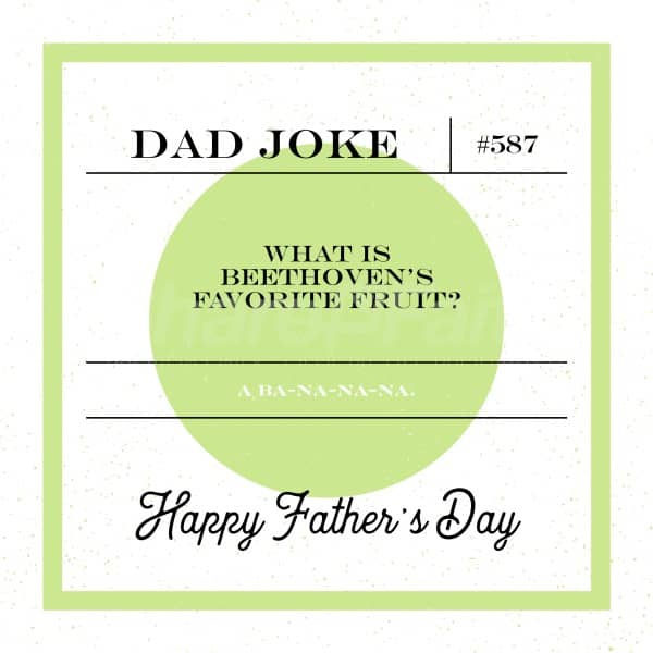 Dad Joke Beethoven Social Media Graphic