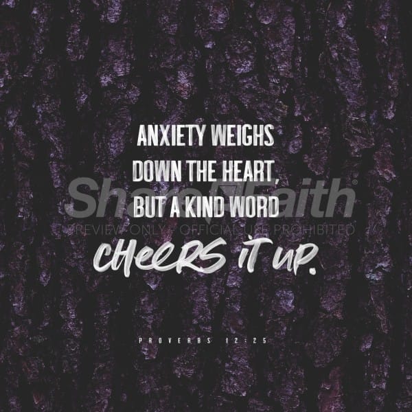 Anxiety Black Social Media Graphic