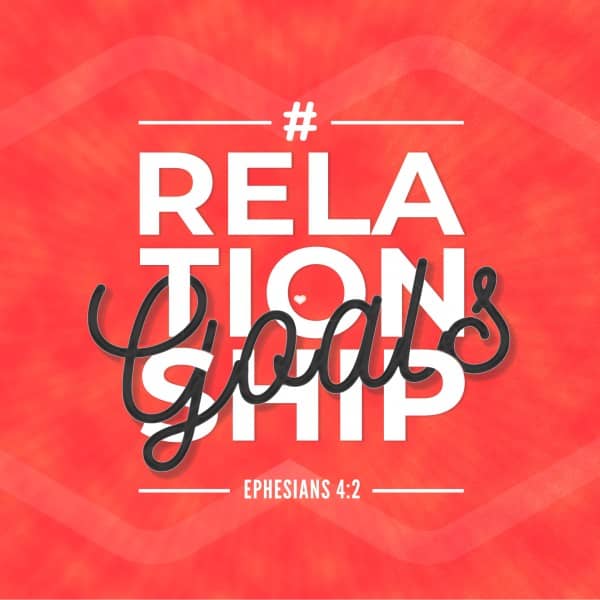 Relationship Goals Red Social Media Graphic