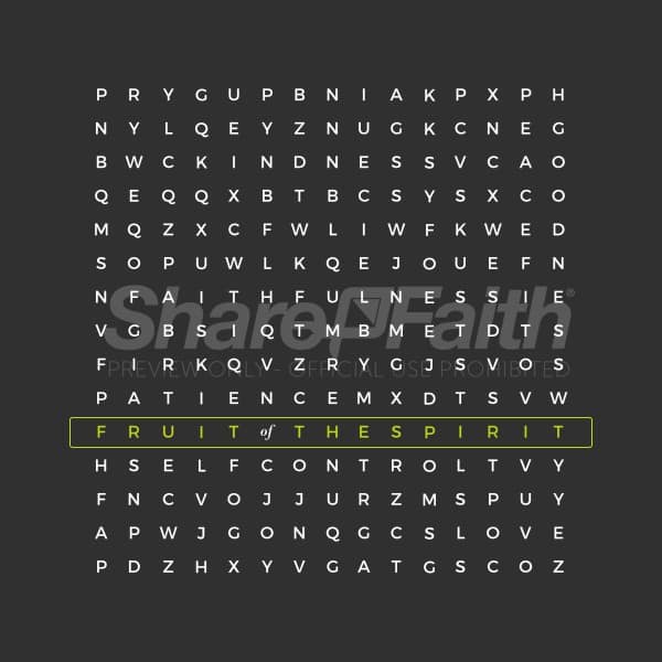 Word Search Social Media Graphic