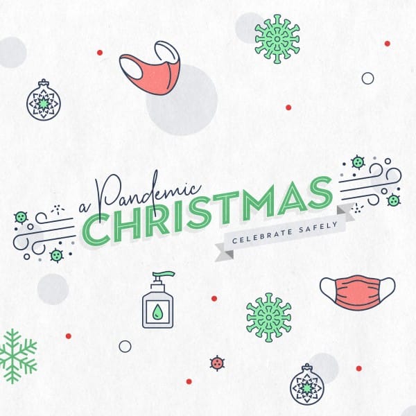 Pandemic Christmas Social Media Graphic