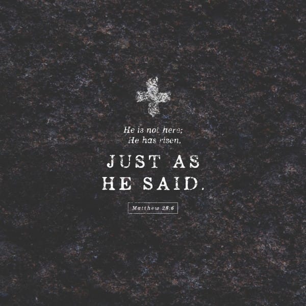 He Is Risen Social Media Graphic