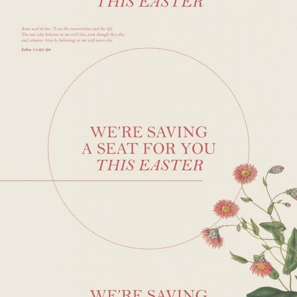 Easter Seat Social Media Graphic