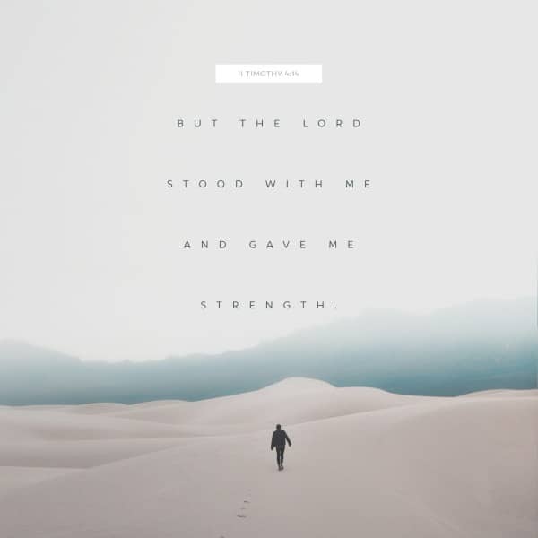 Lord Gives Strength Social Media Graphic