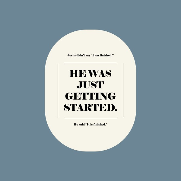 It Is Finished Jesus Social Media Graphic