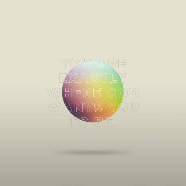 Where God Wants Rainbow Social Media Graphic