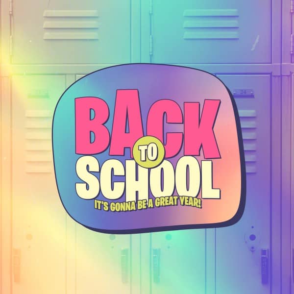Back To School Social Media Graphic