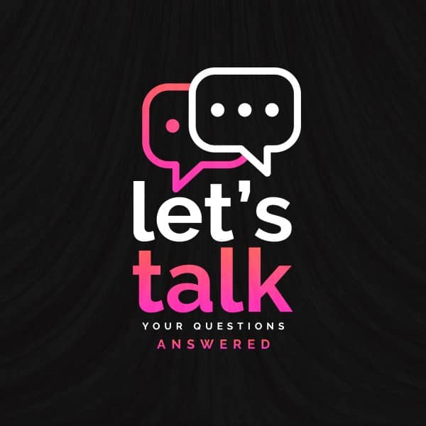 Let's talk Church Social Media Graphic