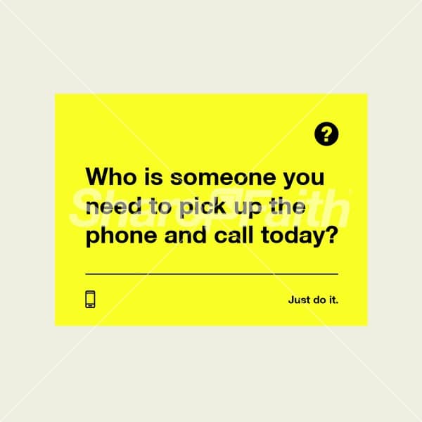 Call Question Social Media Graphic