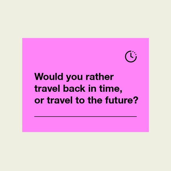 Time Travel Social Media Graphic