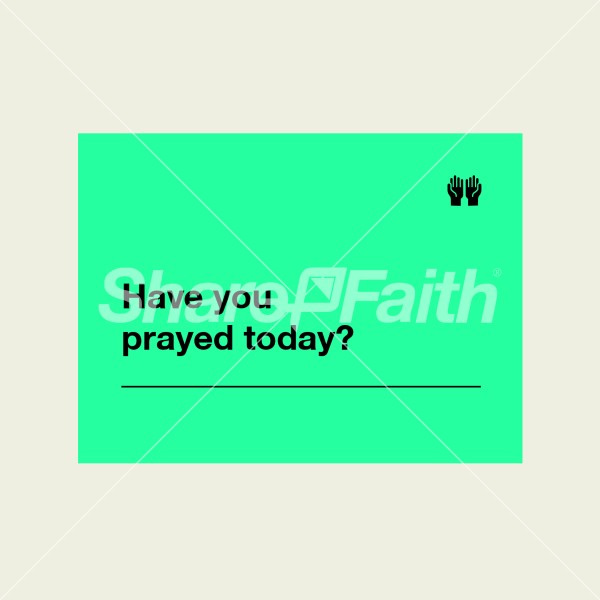 Pray Today Social Media Graphic