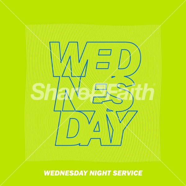 Wednesday Night Service Social Media Graphic