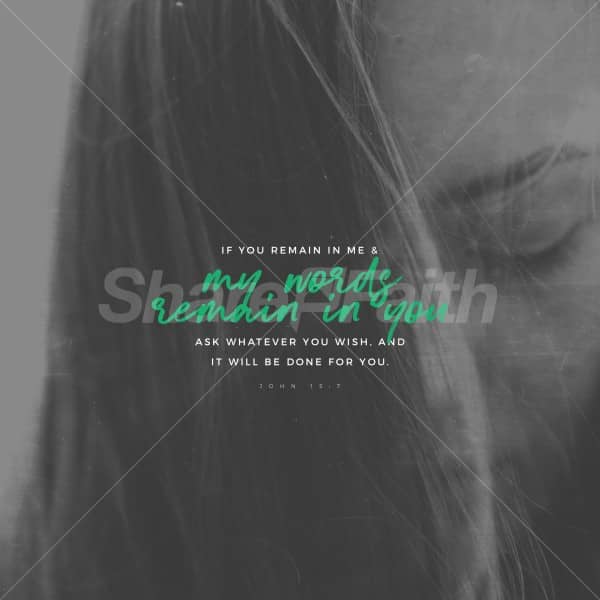 John 15:7 Social Media Graphic