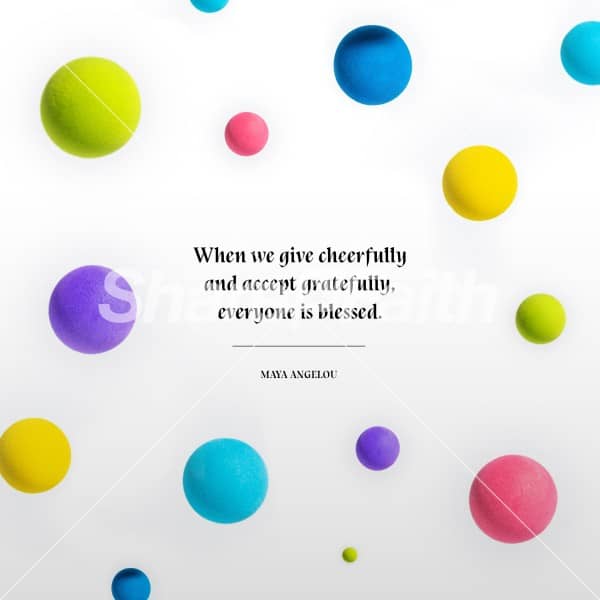 Give Cheerfully Social Media Graphic