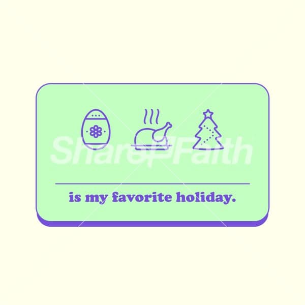 What is Your Favorite Holiday Social Graphics