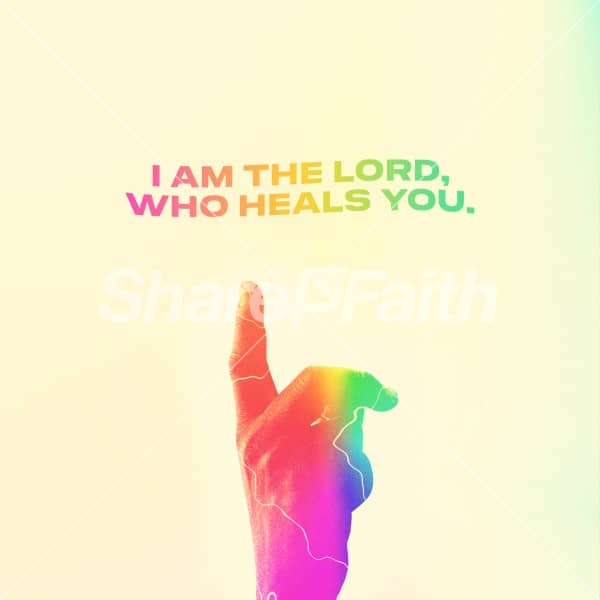The Lord Heals Social Graphics