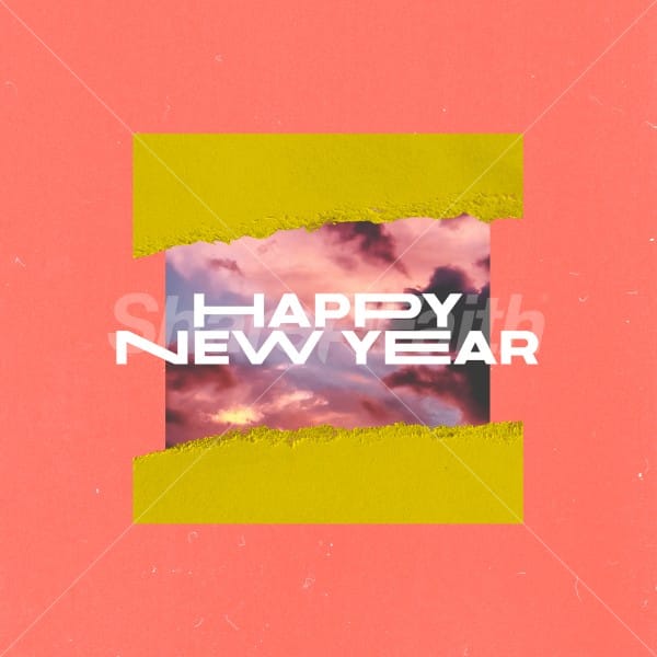 Happy New Year Social Media