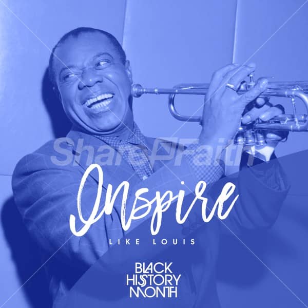 Inspire Like Louis Black History Month Social Media Graphics