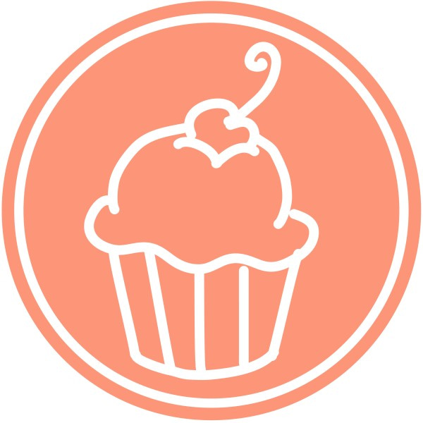 Cupcake Design in Circle