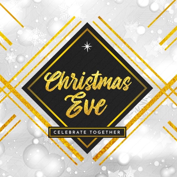 Christmas Eve Celebrate Together Social Media Graphic