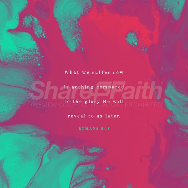 Romans 8 Marble Social Media Graphic