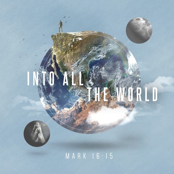 Into All The World Church Social Media Graphic