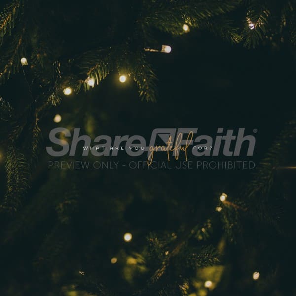 Grateful Christmas Social Media Graphic