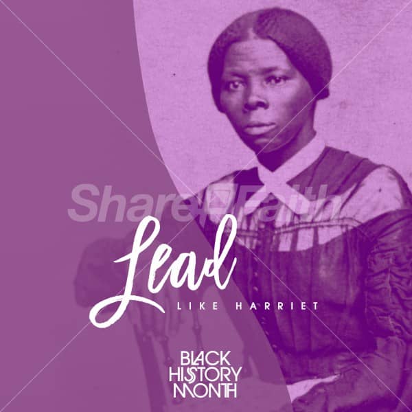 Lead Like Harriet Black History Month Social Media Graphics