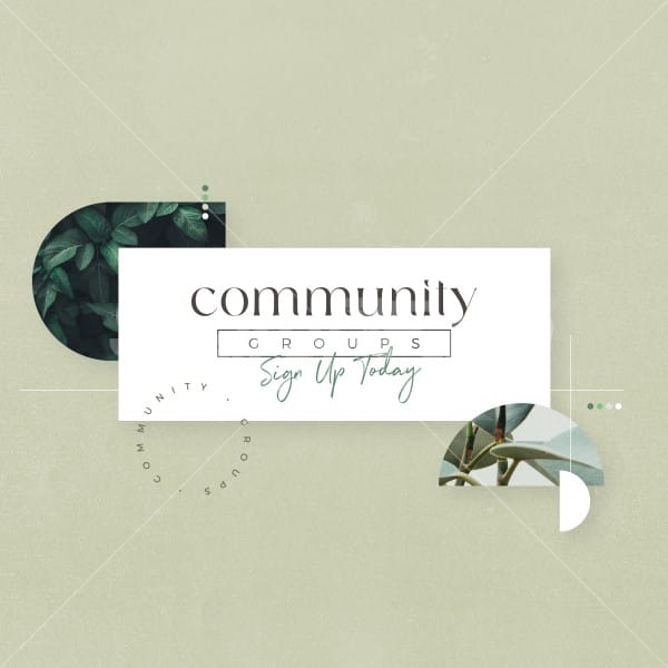 Community Groups Spring Social Media Graphics