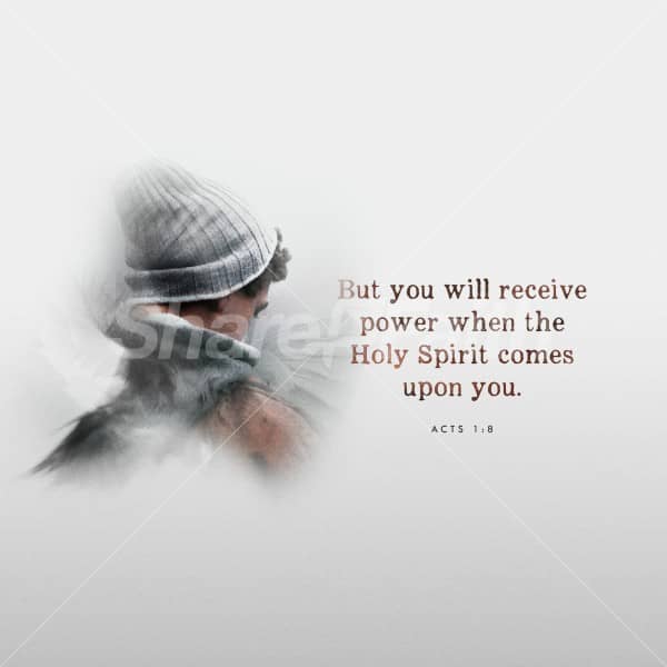 You Will Receive The Holy Spirit Social Media Graphics