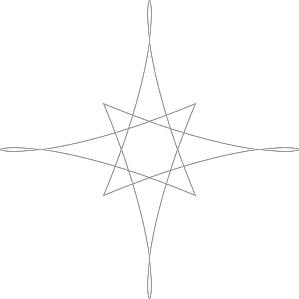 Geometric Star Outline