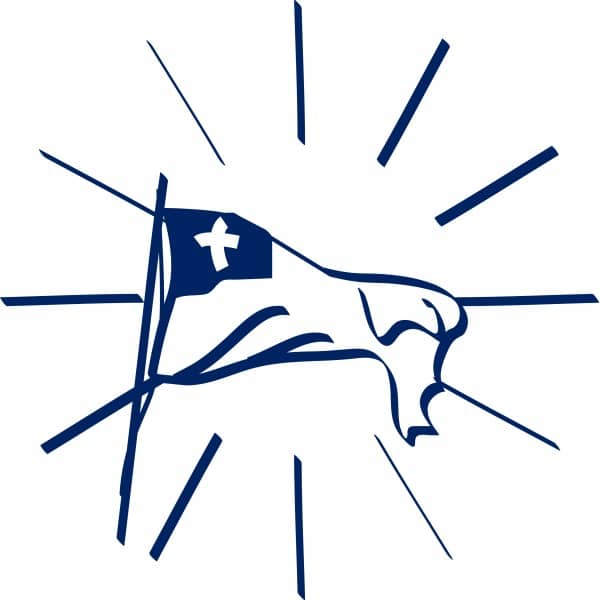 Shining Flag with Cross