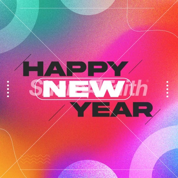 Happy New Year: Social Media Graphics