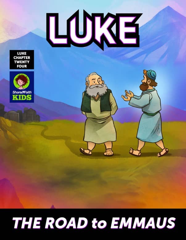 Luke 24 Road to Emmaus Digital Comic