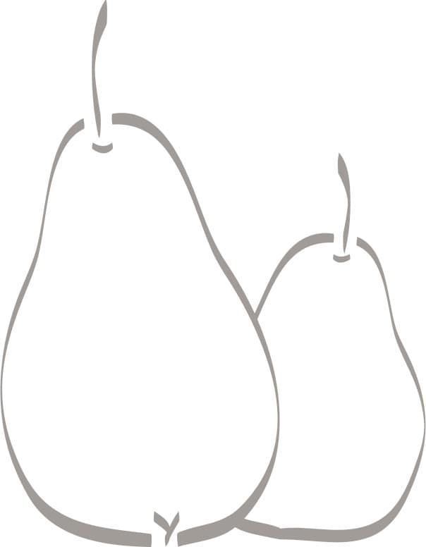 Two Pears Clipart