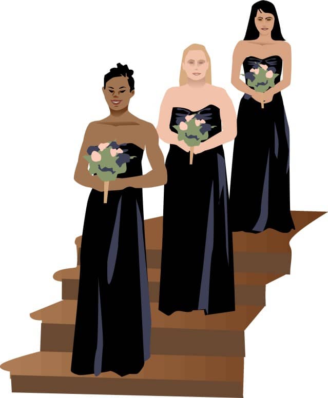 Formal Bridesmaids