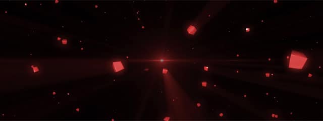 Cubes in Space Triple Wide Video