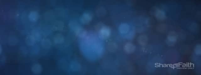 Soft Focus Blue Triple Wide Video Format