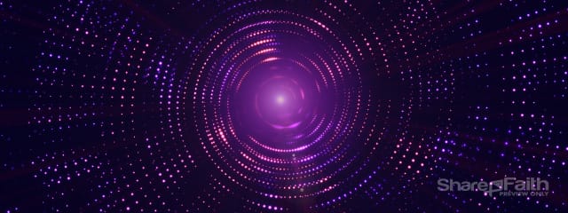 Space Spirals Triple Wide Worship Media