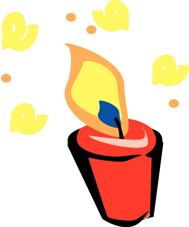 Festive Colors Candle