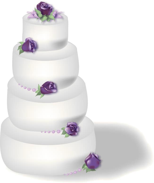 Four Layer Wedding Cake