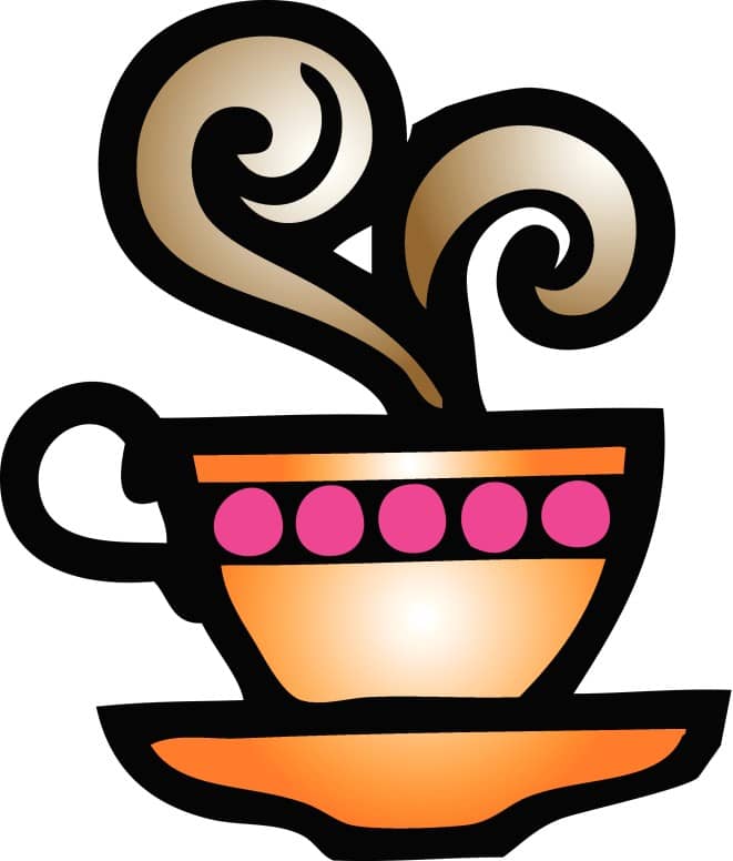 Steaming Coffee Cartoon