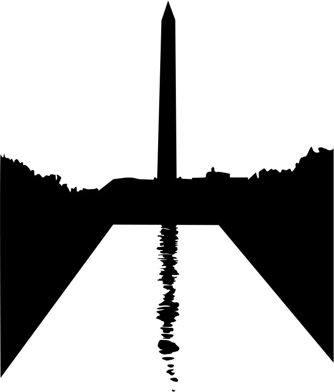 Washington Monument Silhouette