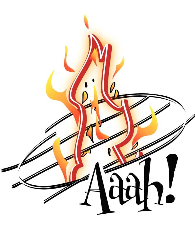 BBQ Flames with Aaah