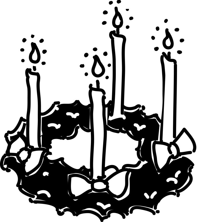 Advent Wreath Christmas Artwork
