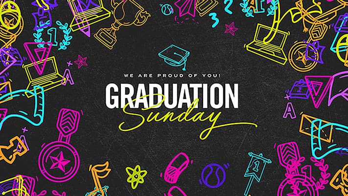 Grad Sunday: Title Graphics