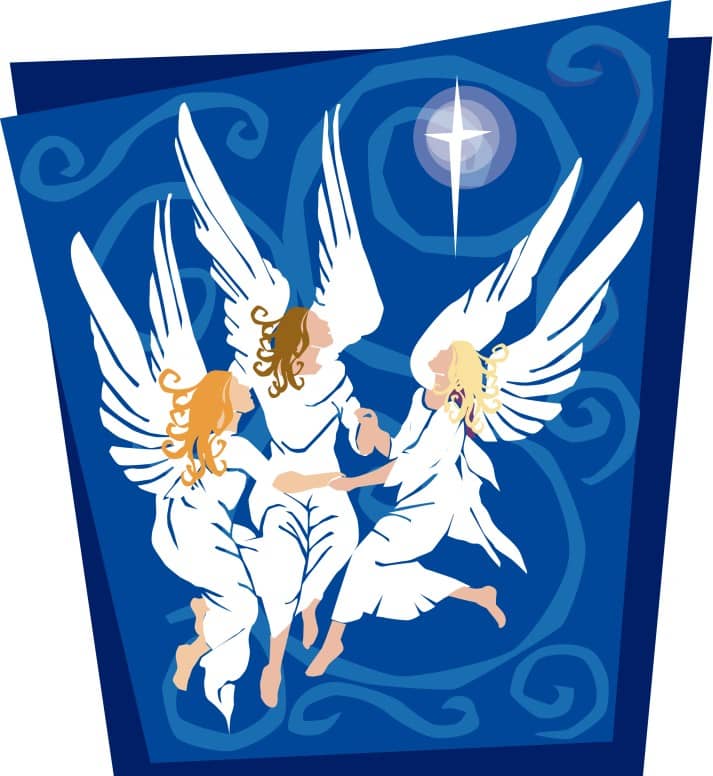 Christmas Clipart Angels Announcement